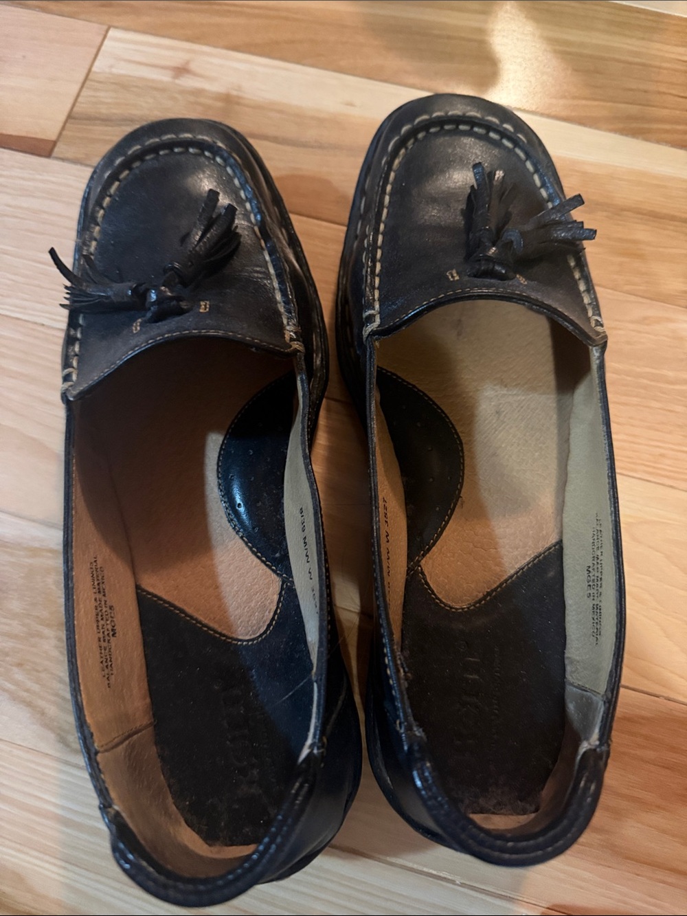Born Black Tassel Loafers